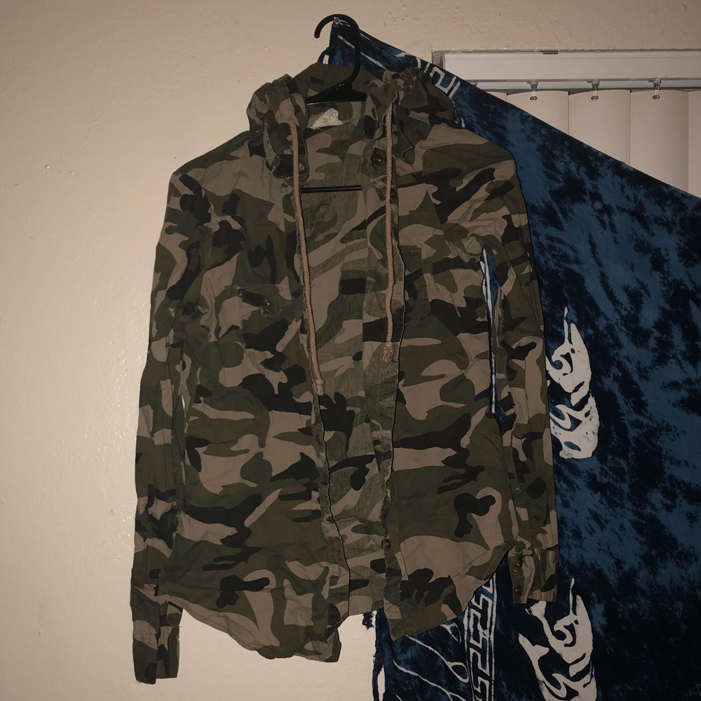 Camouflage Cardigan